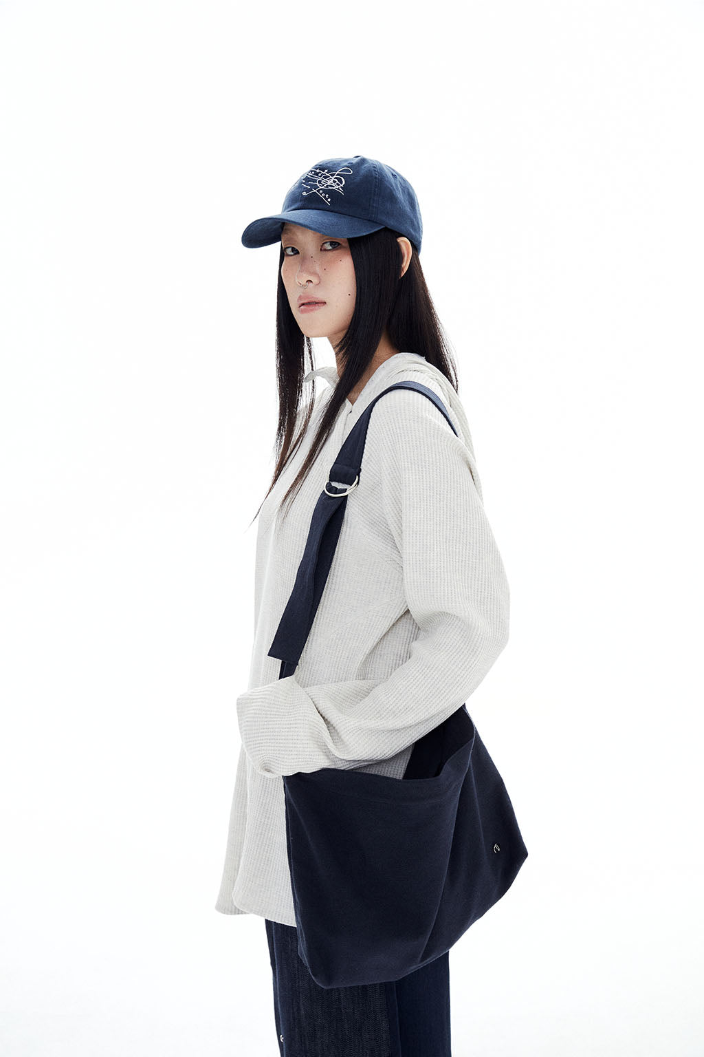 OVERSIZED WAFFLE HOODIE / OATMEAL