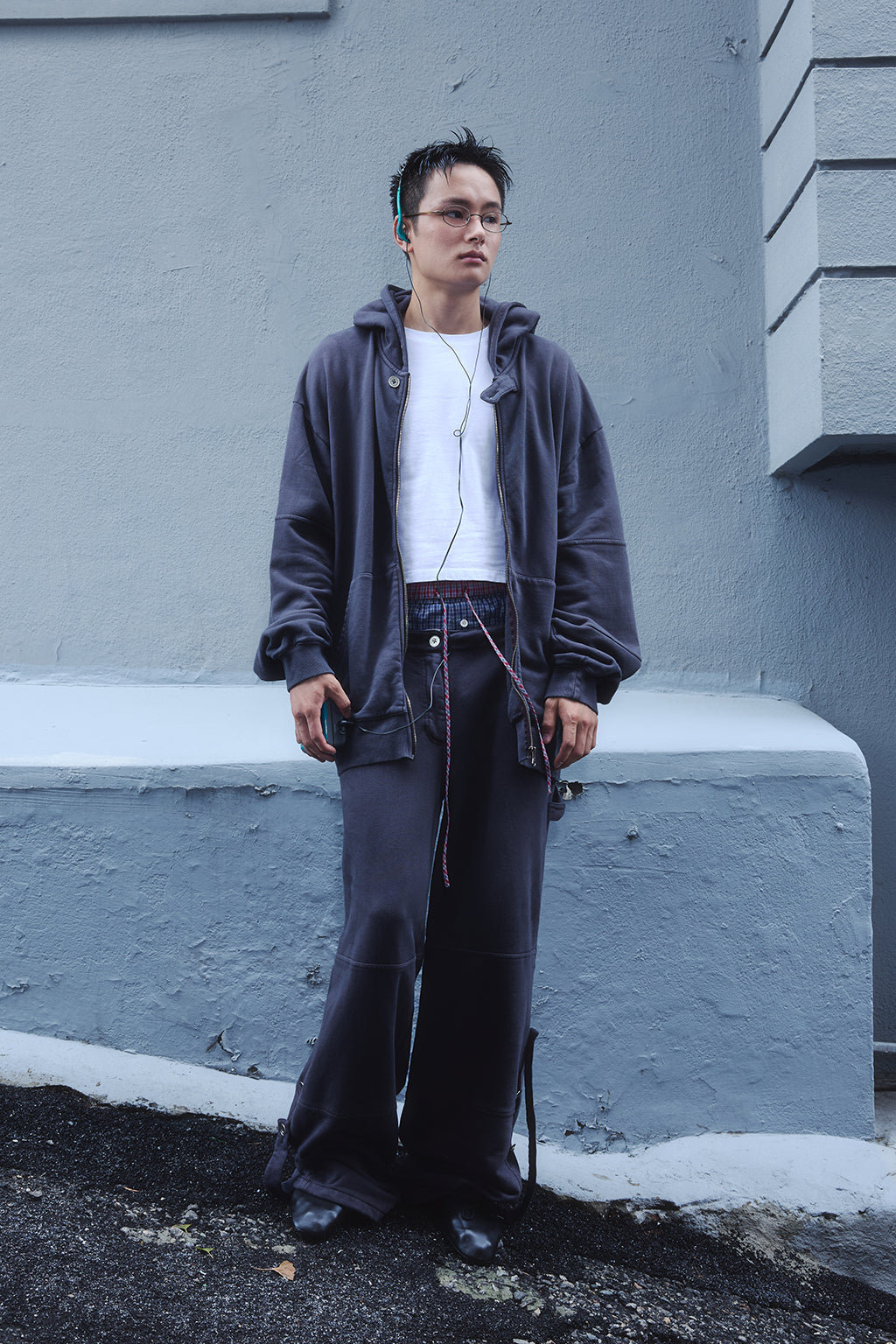 PIGMENT ROLL-UP PANTS / BROWN