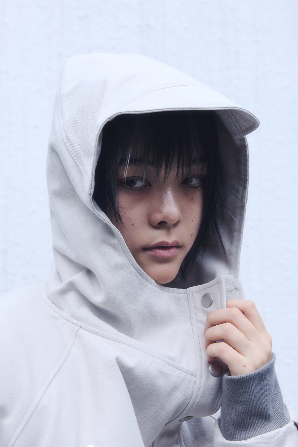 HOODED PUFFER JACKET / LIGHT KHAKI
