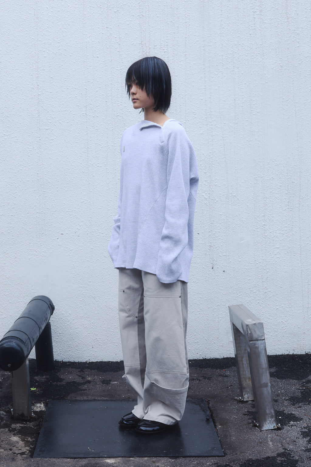 HEM POCKETS JEANS 3 / LIGHT KHAKI