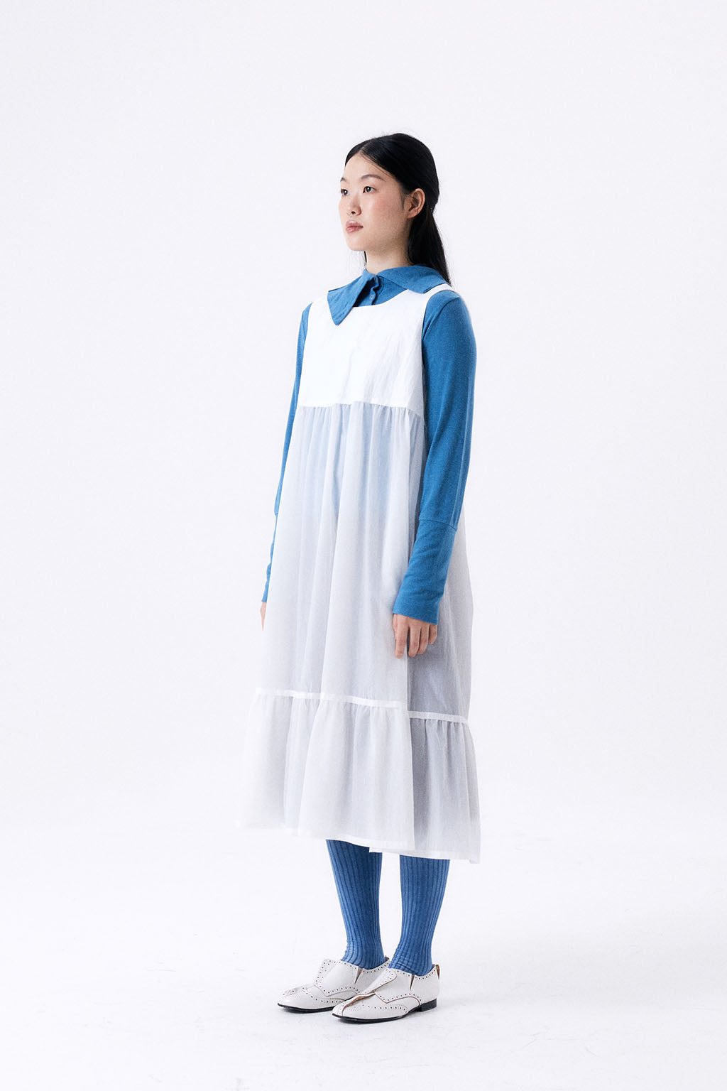 PARACHUTE DRESS / WHITE