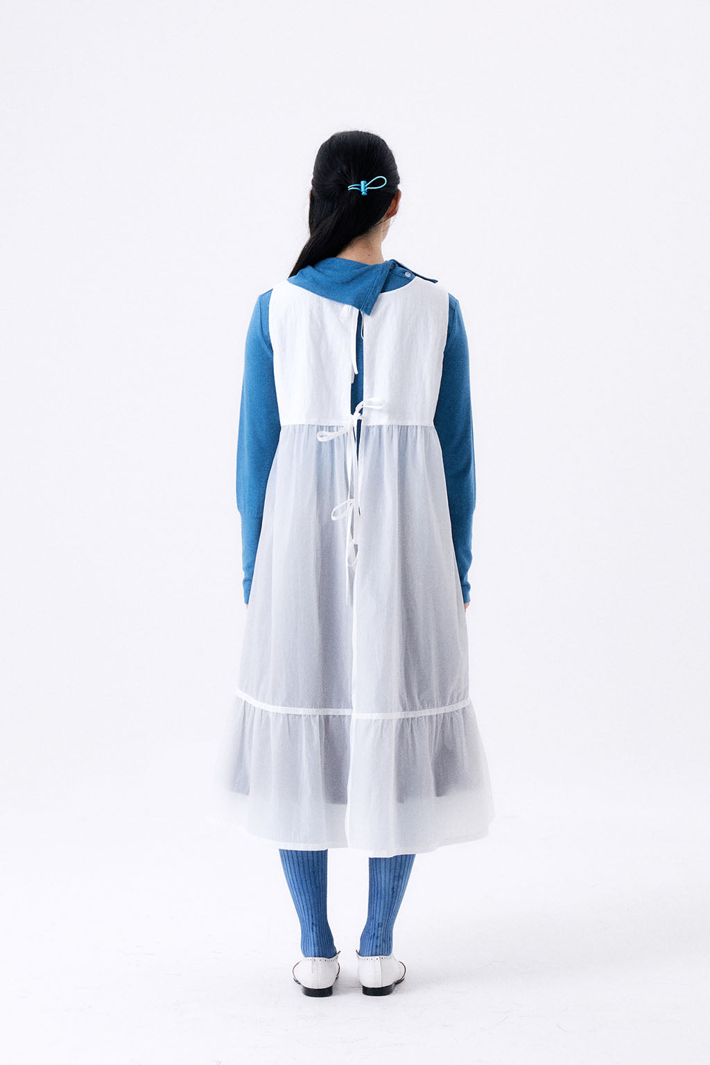 PARACHUTE DRESS / WHITE