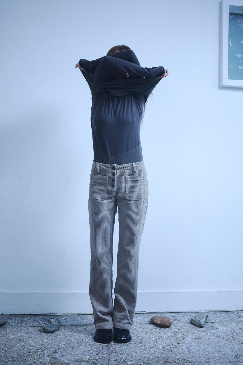 CORDUROY BOOTCUT / BEIGE