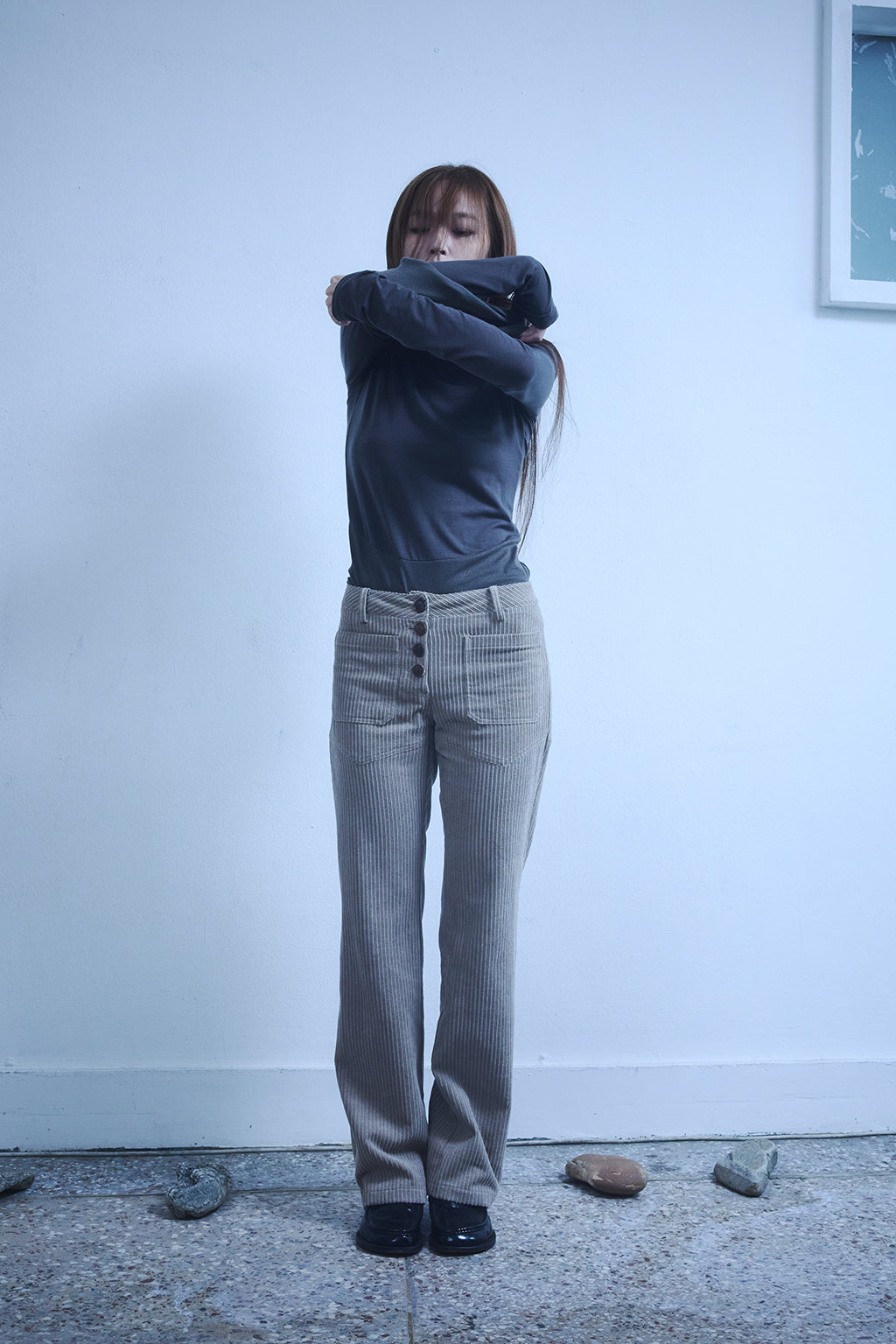 CORDUROY BOOTCUT / BEIGE