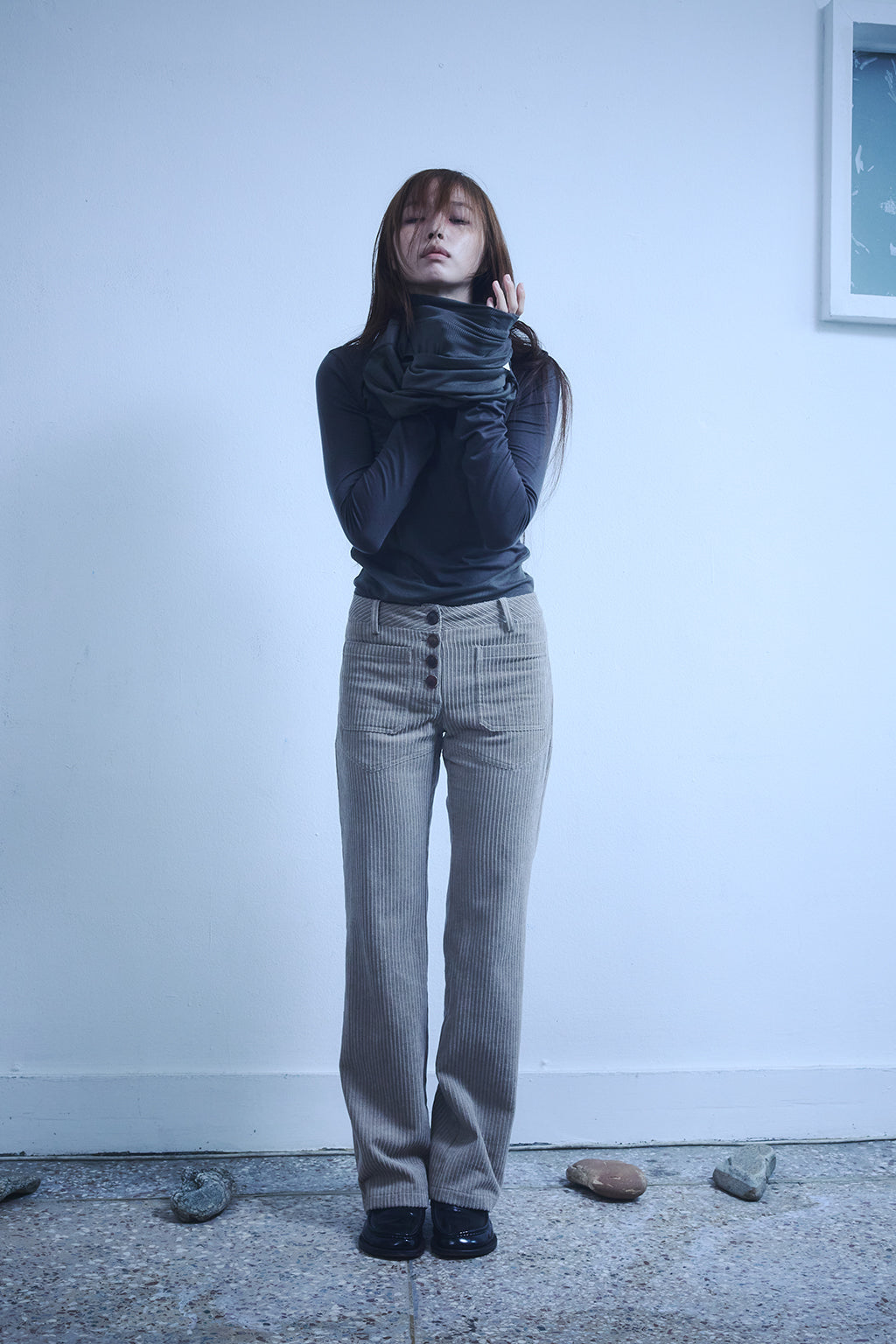 CORDUROY BOOTCUT / BEIGE