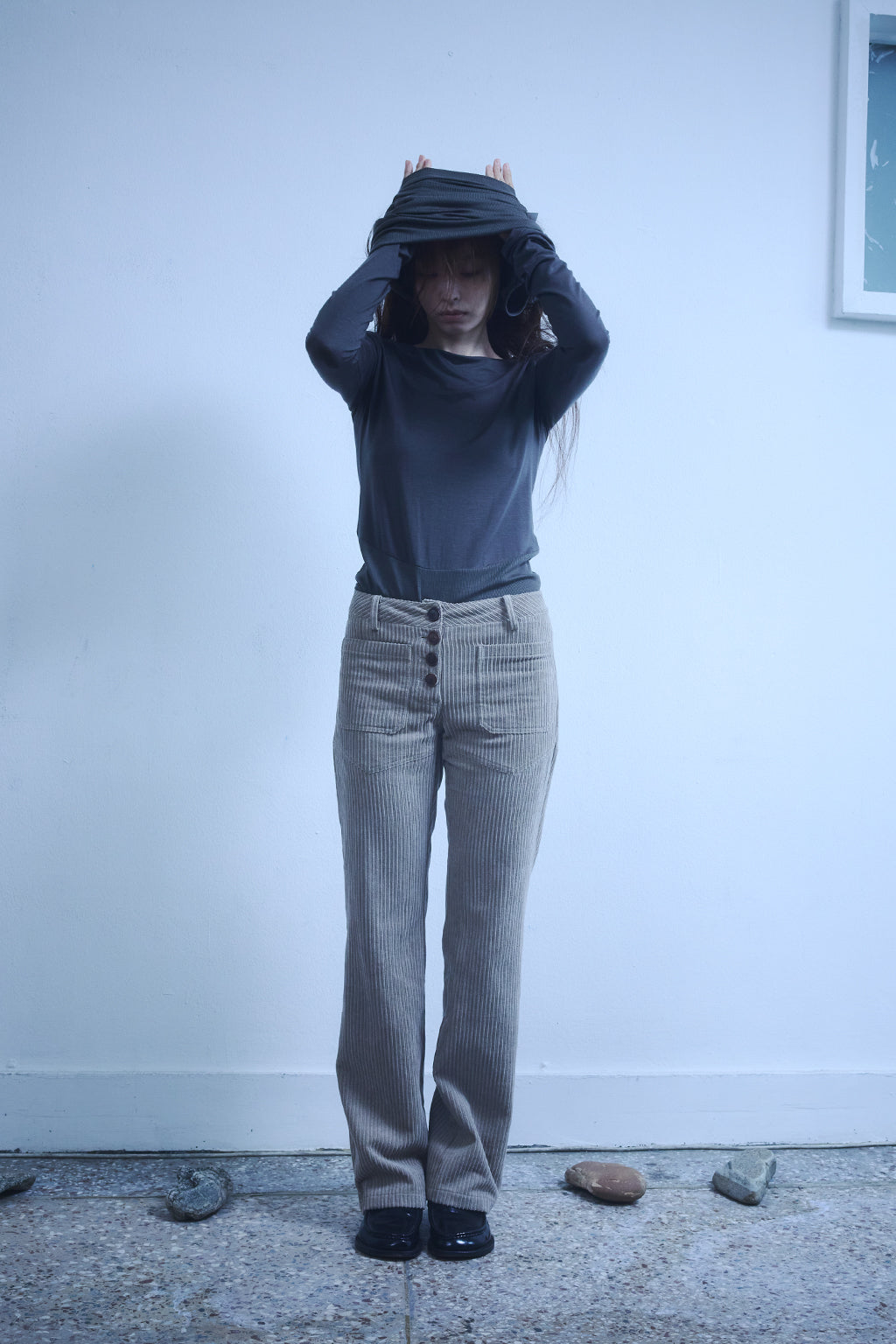 CORDUROY BOOTCUT / BEIGE