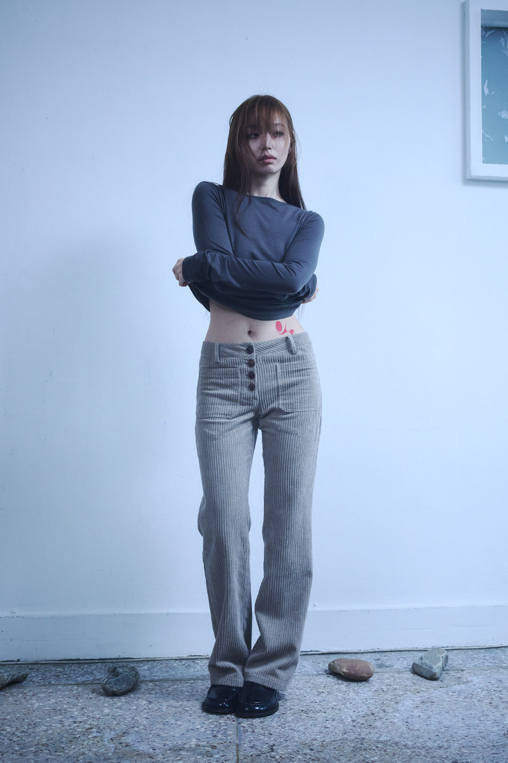 CORDUROY BOOTCUT / BEIGE