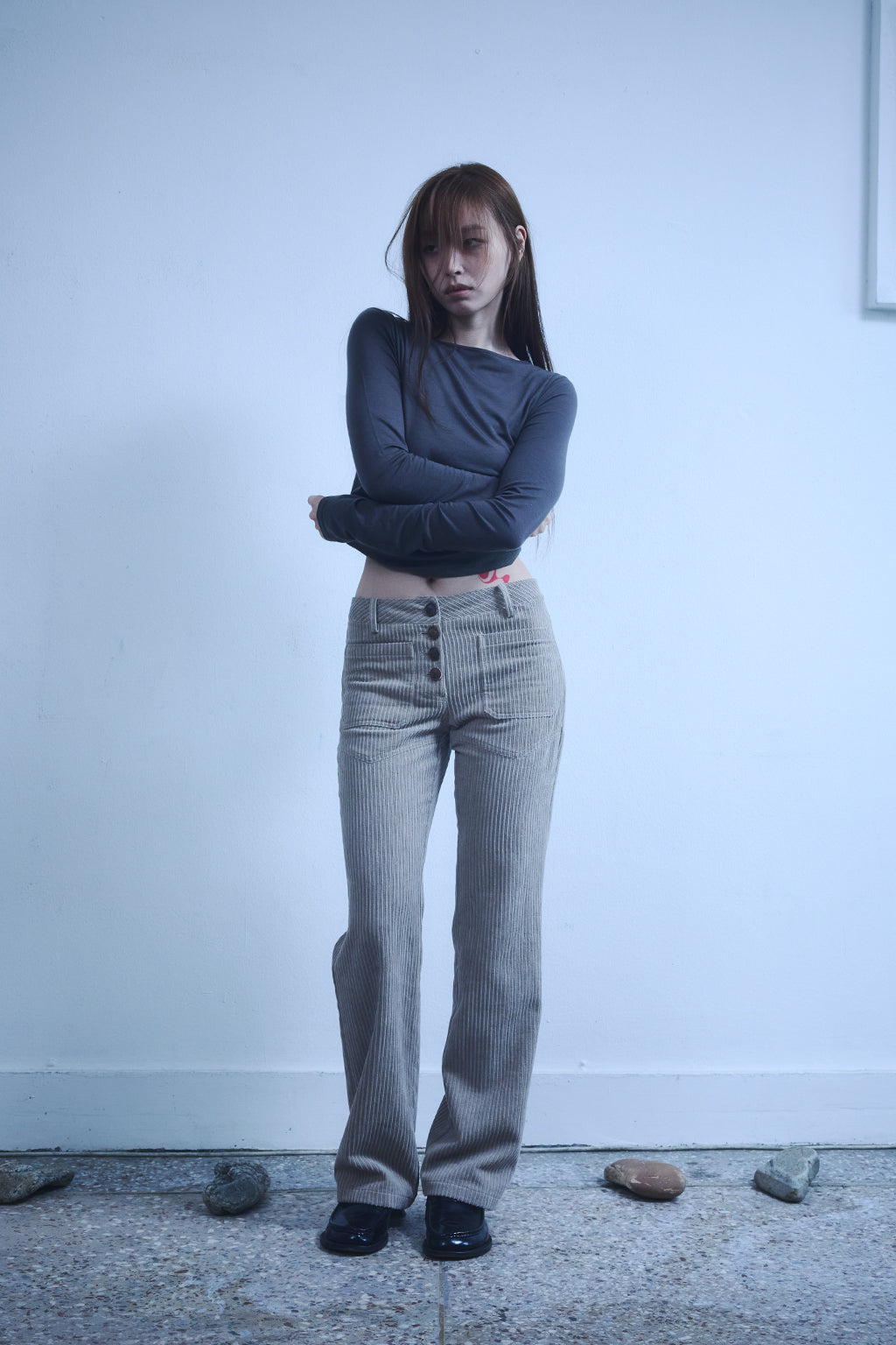 CORDUROY BOOTCUT / BEIGE