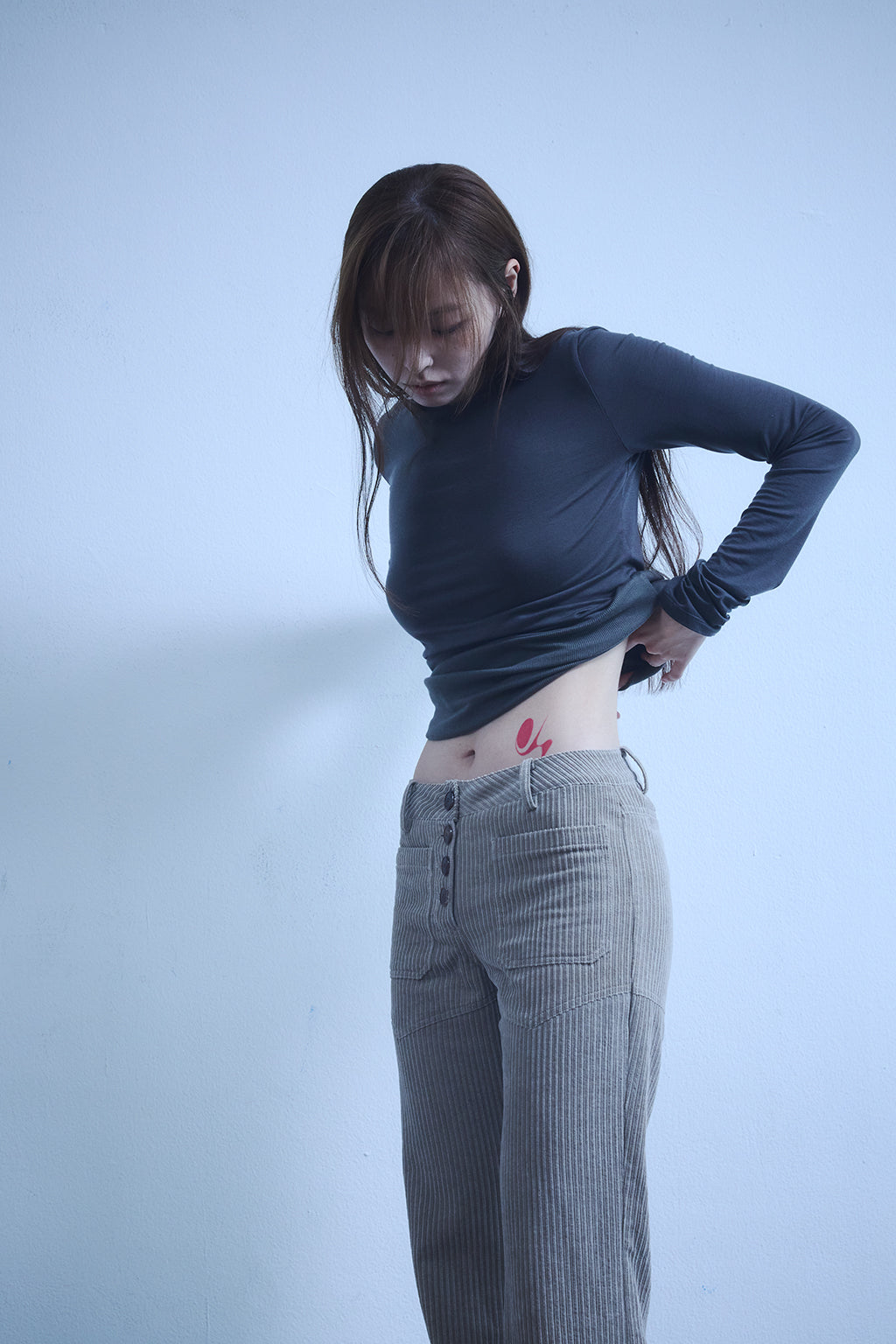 CORDUROY BOOTCUT / BEIGE
