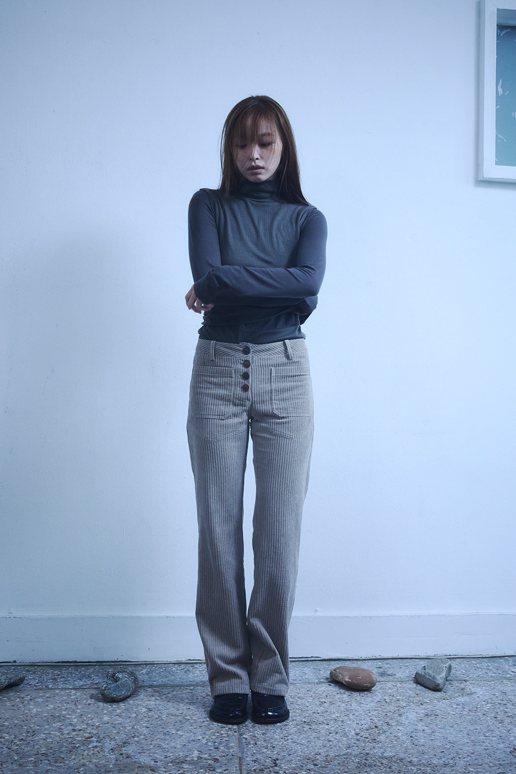 CORDUROY BOOTCUT / BEIGE