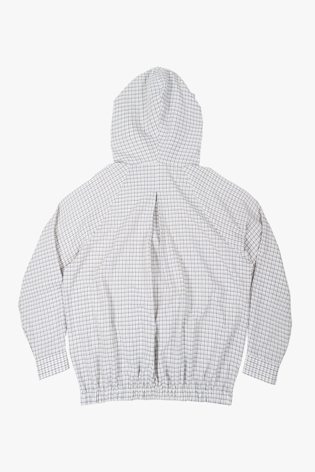 CHECK HOODED SHIRT / ECRU