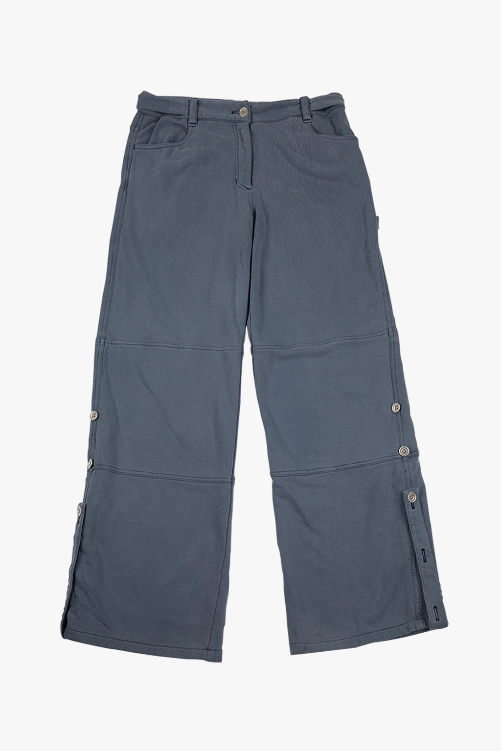 PIGMENT ROLL-UP PANTS / ASH BLUE