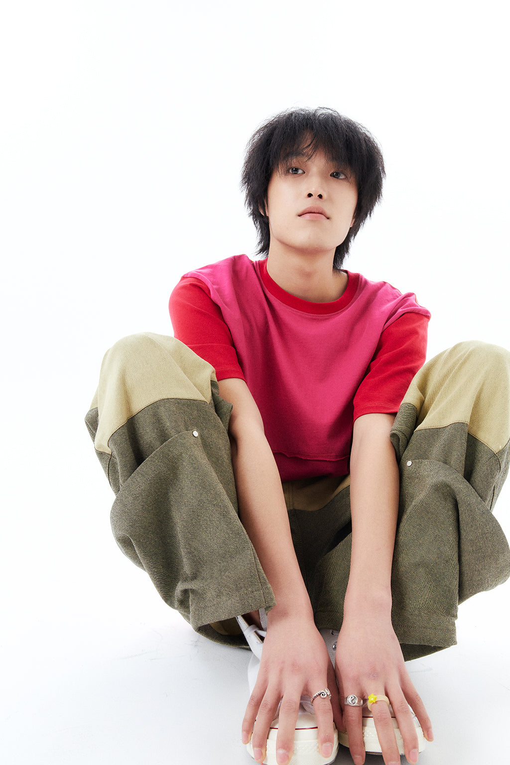 HEM POCKETS JEANS 2 / SAND