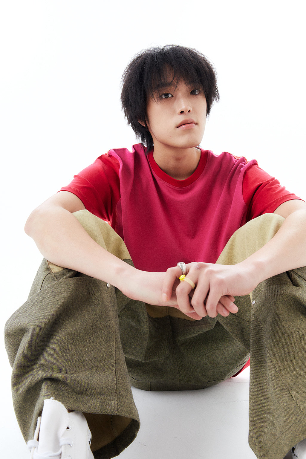 HEM POCKETS JEANS 2 / SAND