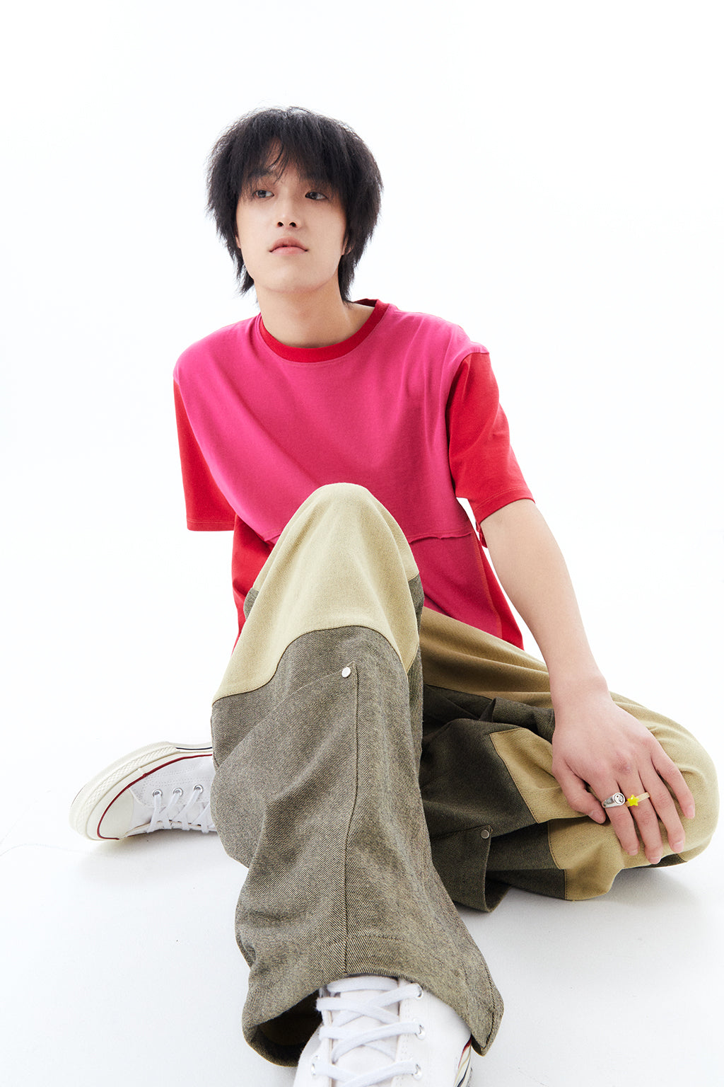 HEM POCKETS JEANS 2 / SAND