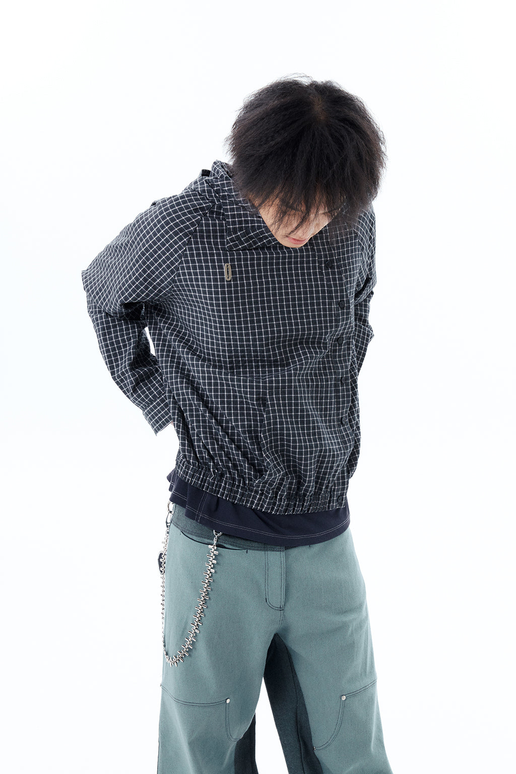 HEM POCKETS JEANS 2 / GREEN