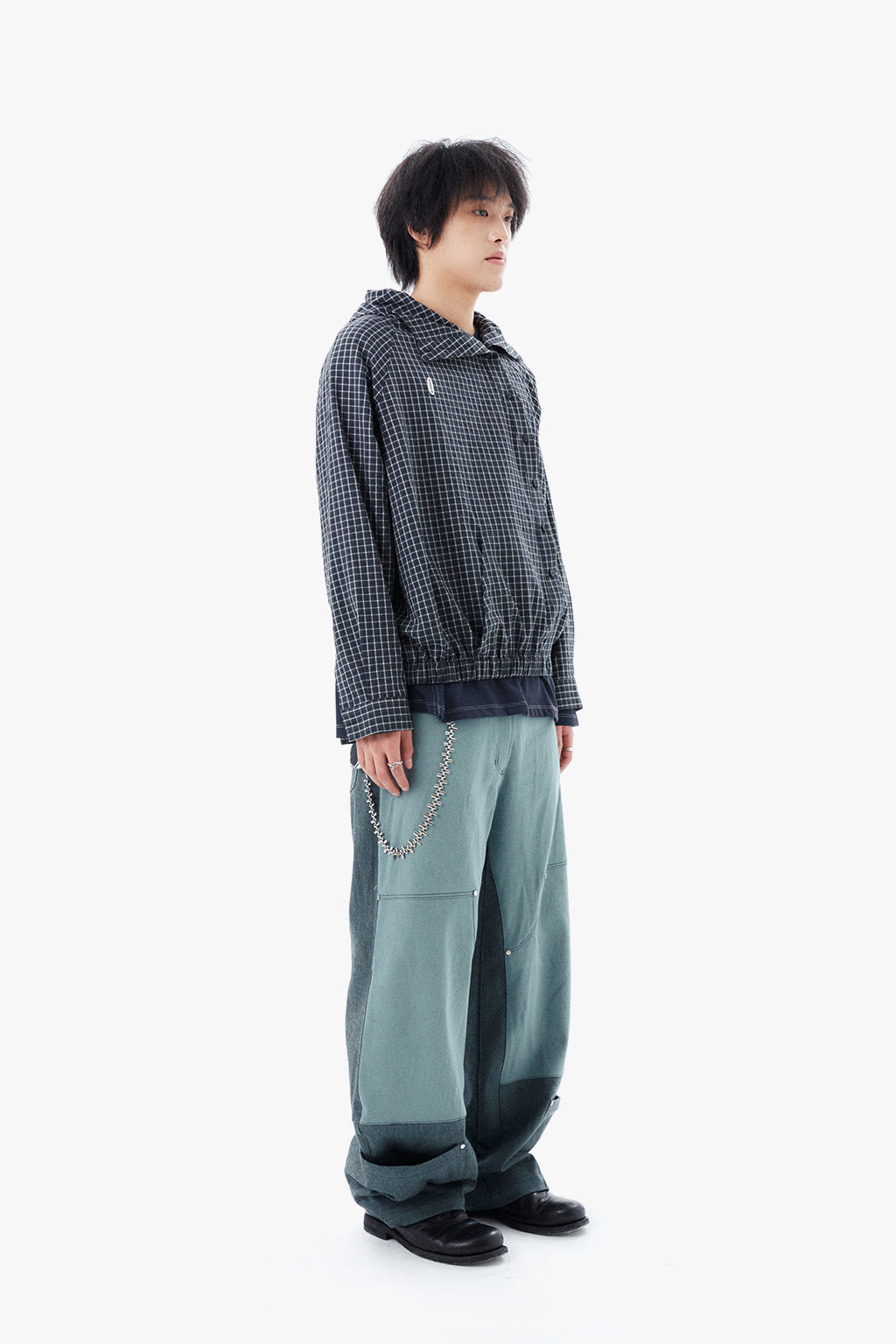 HEM POCKETS JEANS 2 / GREEN