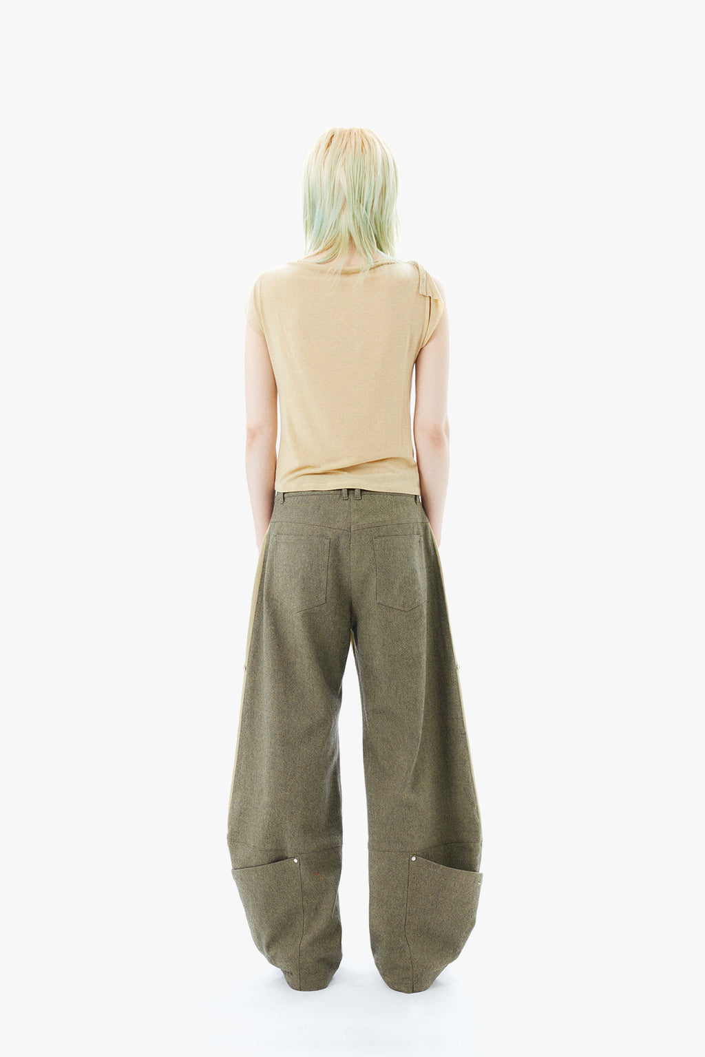 HEM POCKETS JEANS 2 / SAND