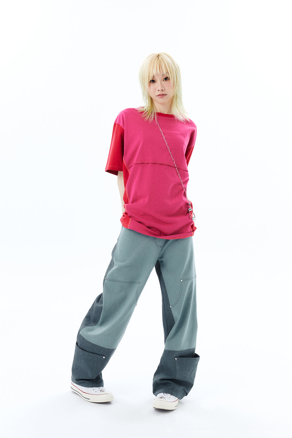 HEM POCKETS JEANS 2 / GREEN
