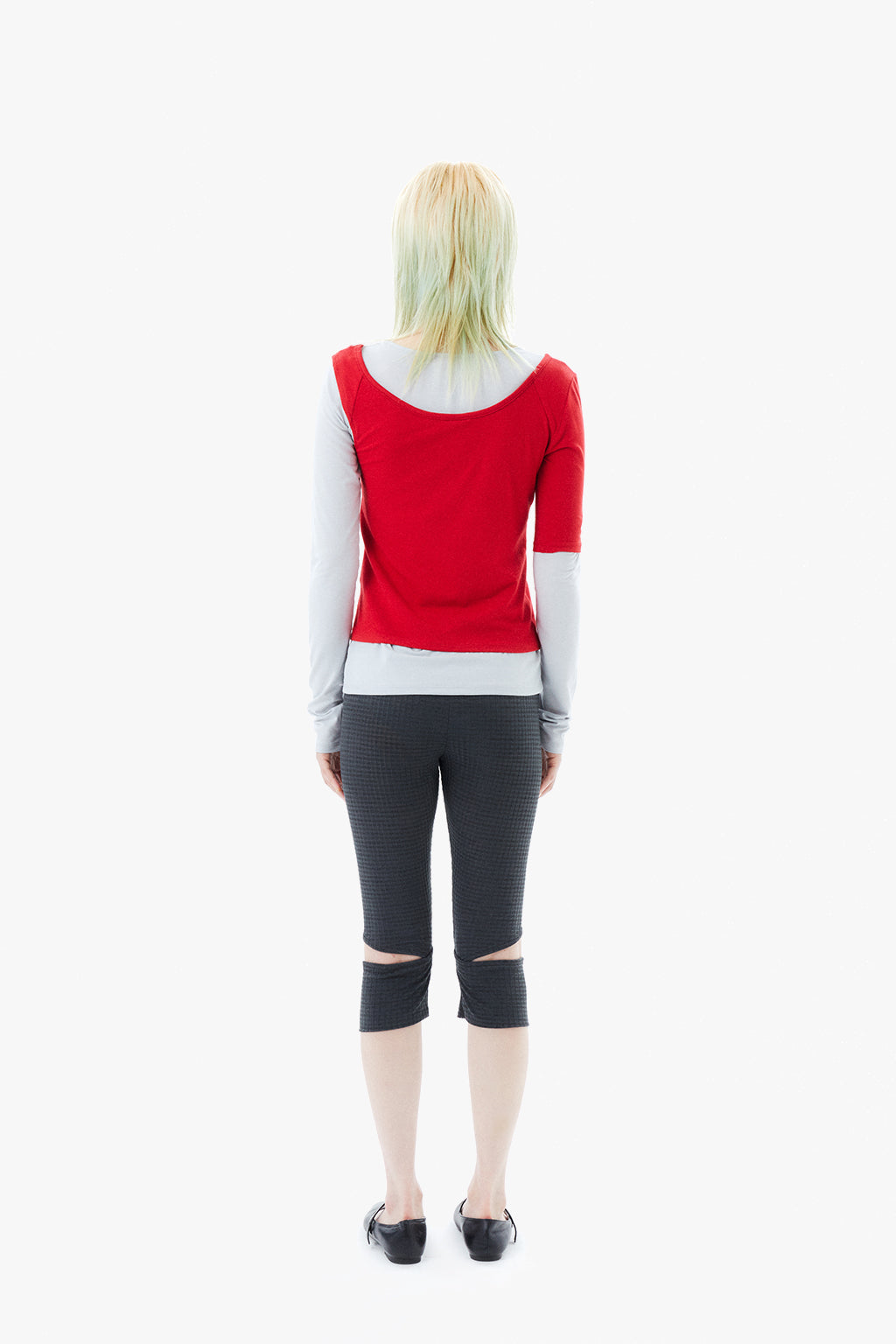 SHEER CHECK LEGGINGS / IVY