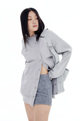 SWEAT JACKET / GRAY