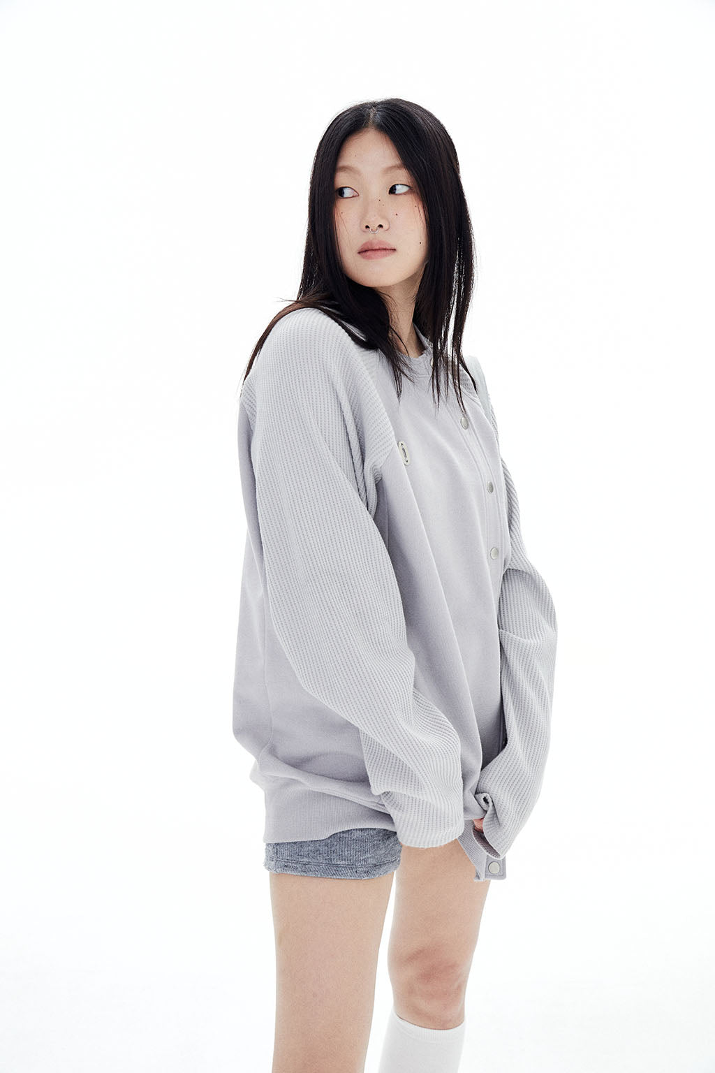 SWEAT JACKET / GRAY