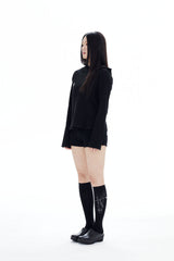 HLMN & HARP KNEE SOCKS / BLACK