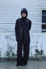 2 PARTS WOOL PANTS / CHARCOAL