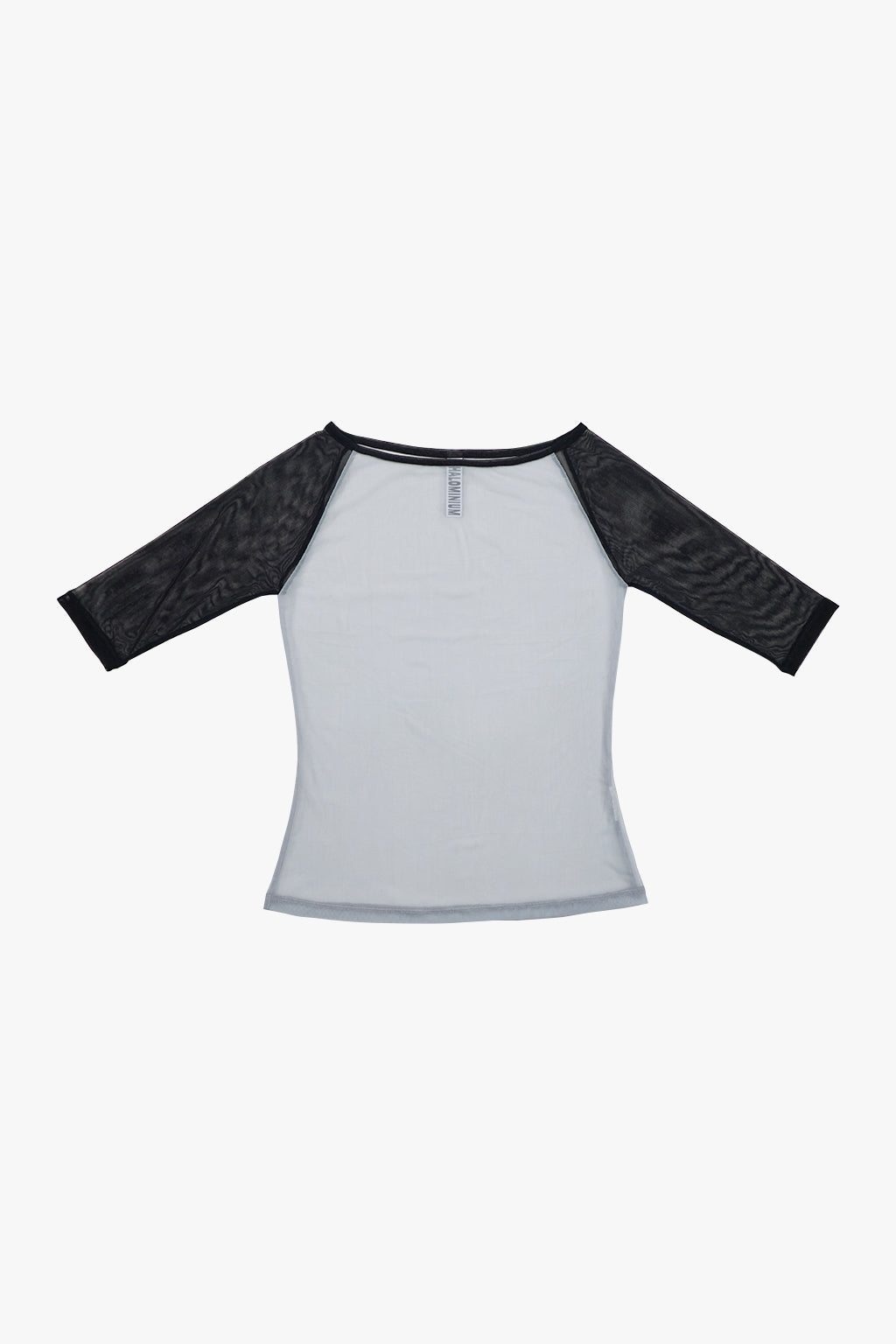 MESH RAGLAN TOP / BLACK