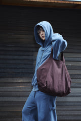TWILL TOTE BAG / BROWN