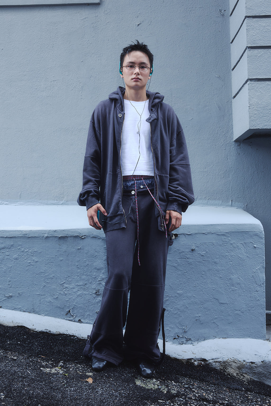 PIGMENT ROLL-UP PANTS / BROWN