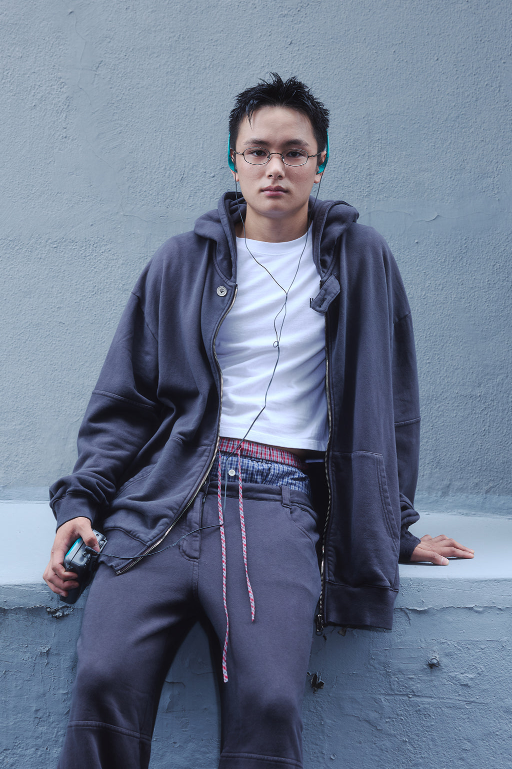 PIGMENT ROLL-UP PANTS / BROWN