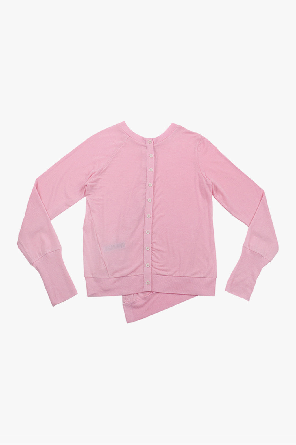 MODULAR RUFFLE CARDIGAN / PINK