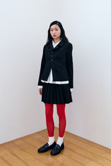 DOUBLE-BUTTON JACKET / BLACK