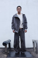 OVERSIZED HENLEY TEE / BEIGE