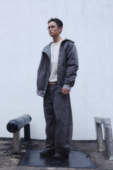 OVERSIZED HENLEY TEE / BEIGE