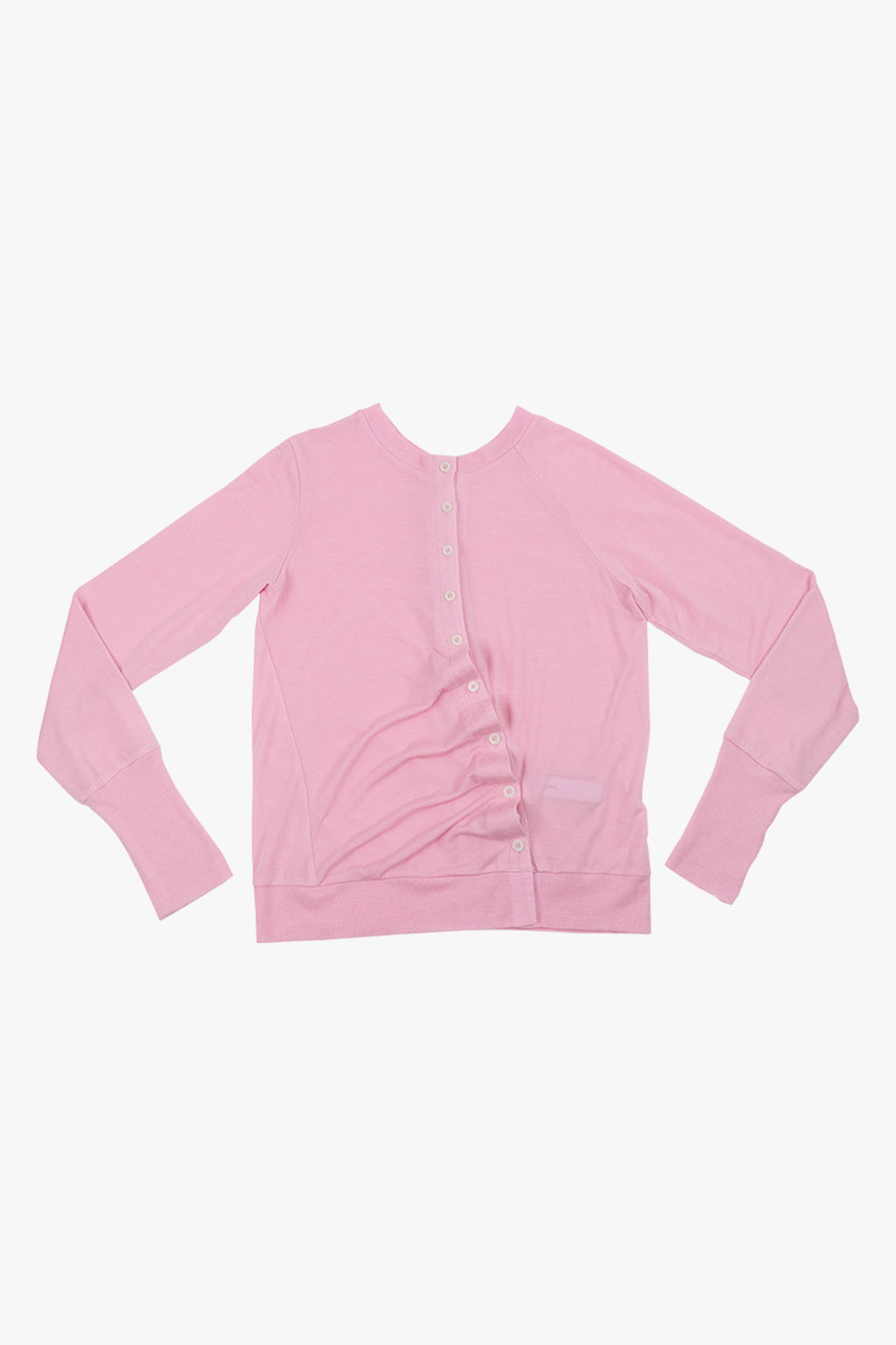 MODULAR RUFFLE CARDIGAN / PINK