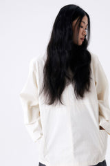 BACK RIBBON SMOCK 2 / ECRU