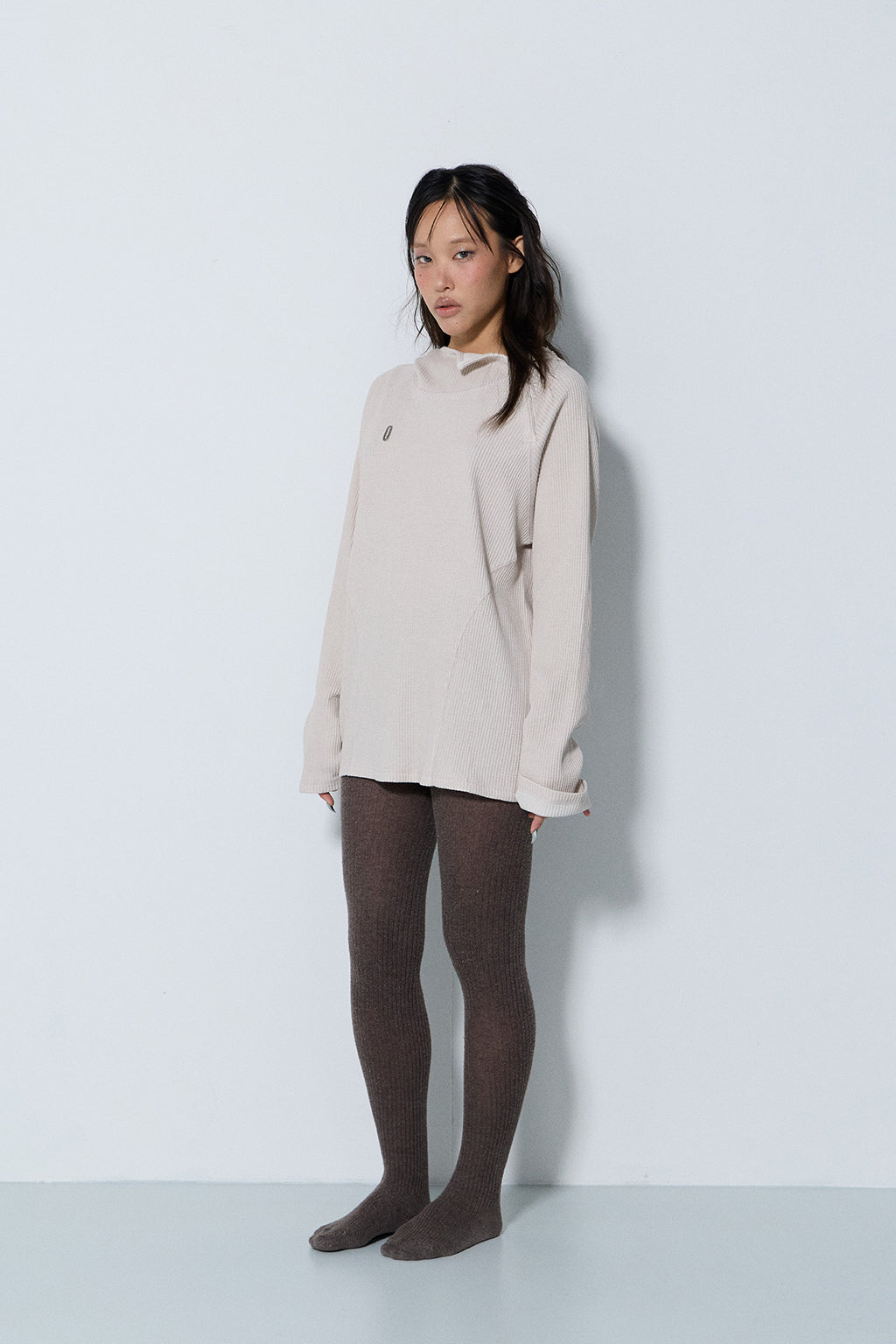 PIGMENT OVERSIZED WAFFLE HOODIE / SHELL