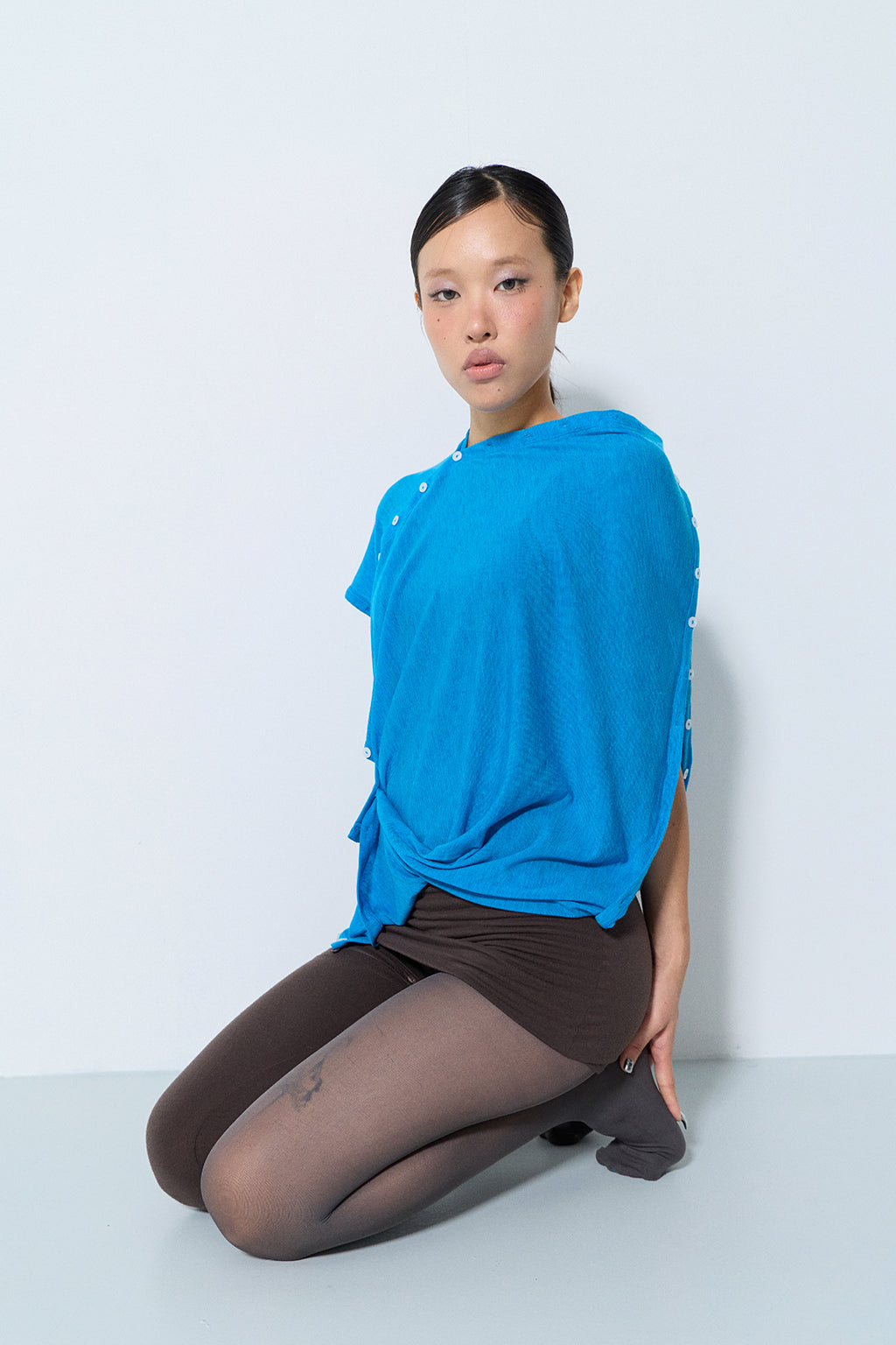 THE KEEPER SCARF / CERULEAN BLUE