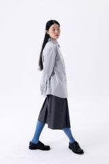 OVERSIZED POCKETS SHIRT 2 / CONCRETE