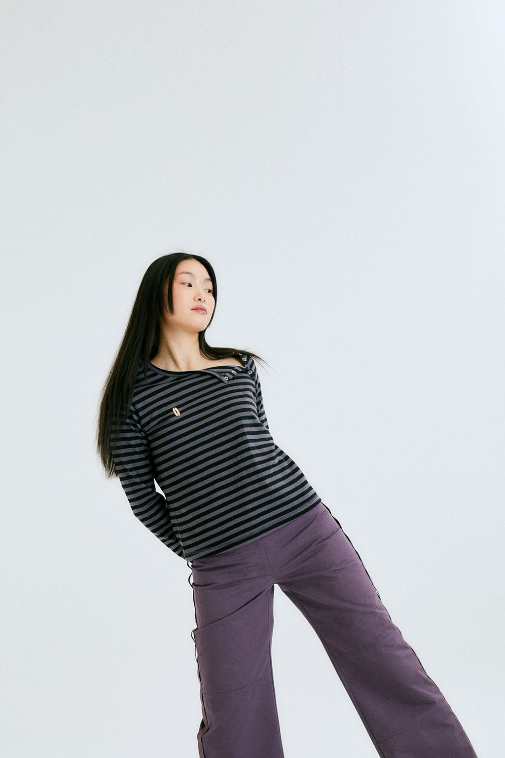 SIDE LOOP PANTS 3 / PURPLE