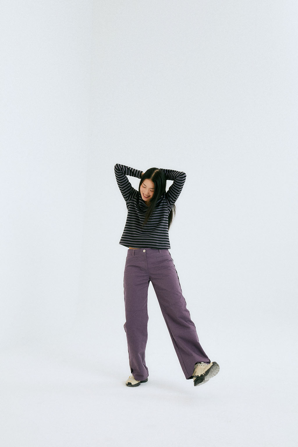 SIDE LOOP PANTS 3 / PURPLE