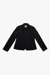 DOUBLE-BUTTON JACKET / BLACK