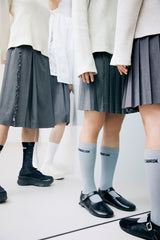 HALOMINIUM KNEE SOCKS / BLACK