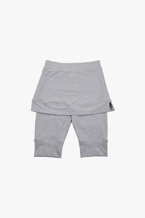 SWEAT SKIRT PANTS / GRAY