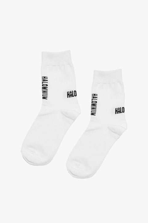 HALOMINIUM SOCKS / WHITE