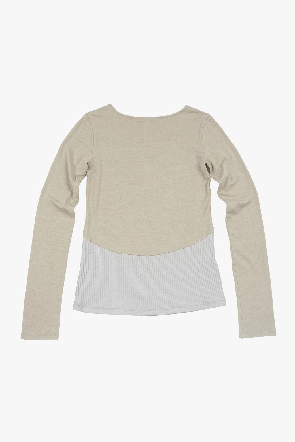 3 IN 1 LAYERED TOP / BEIGE