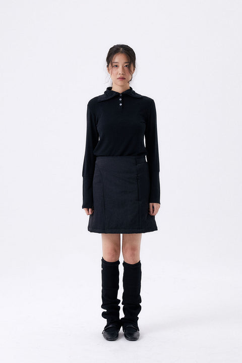 PADDING SKIRT / BLACK