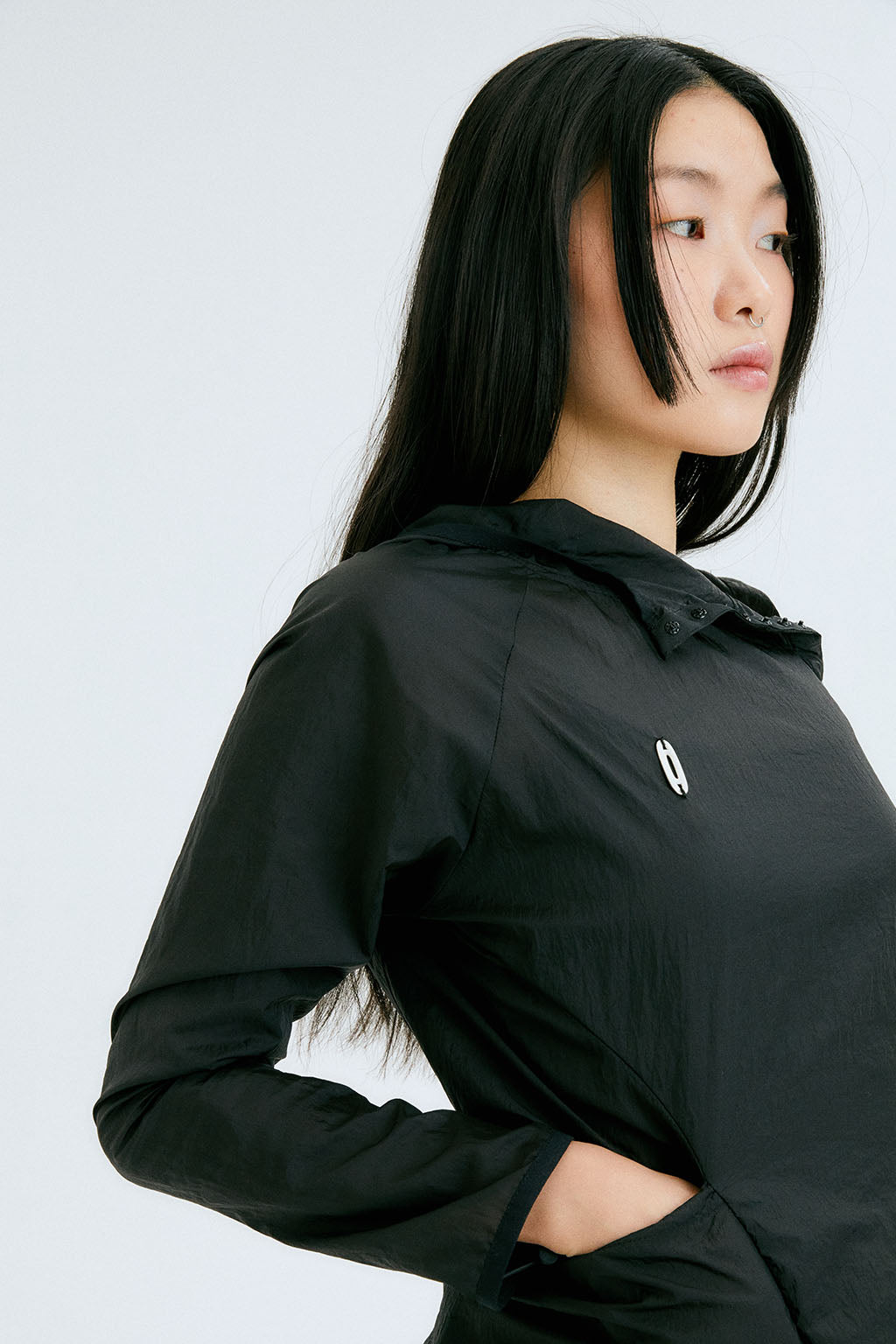 FROSTED ANORAK / BLACK